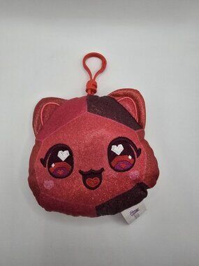 Aphmau Mystery Meemeow Ruby Cat Plush Clip Keychain Stuffed Toy